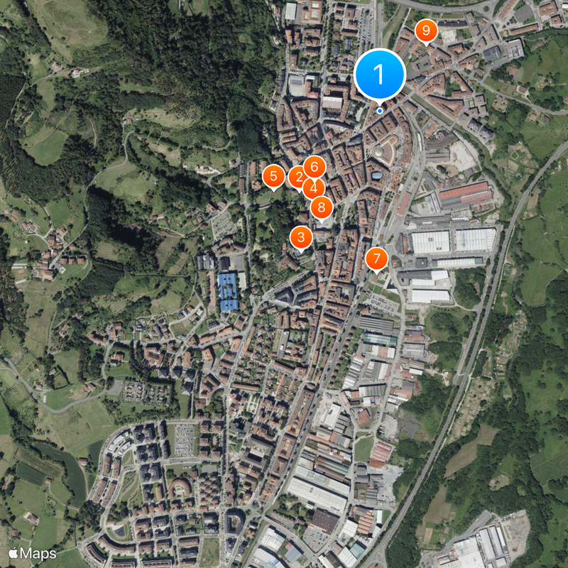 Guernica y Luno Mapa