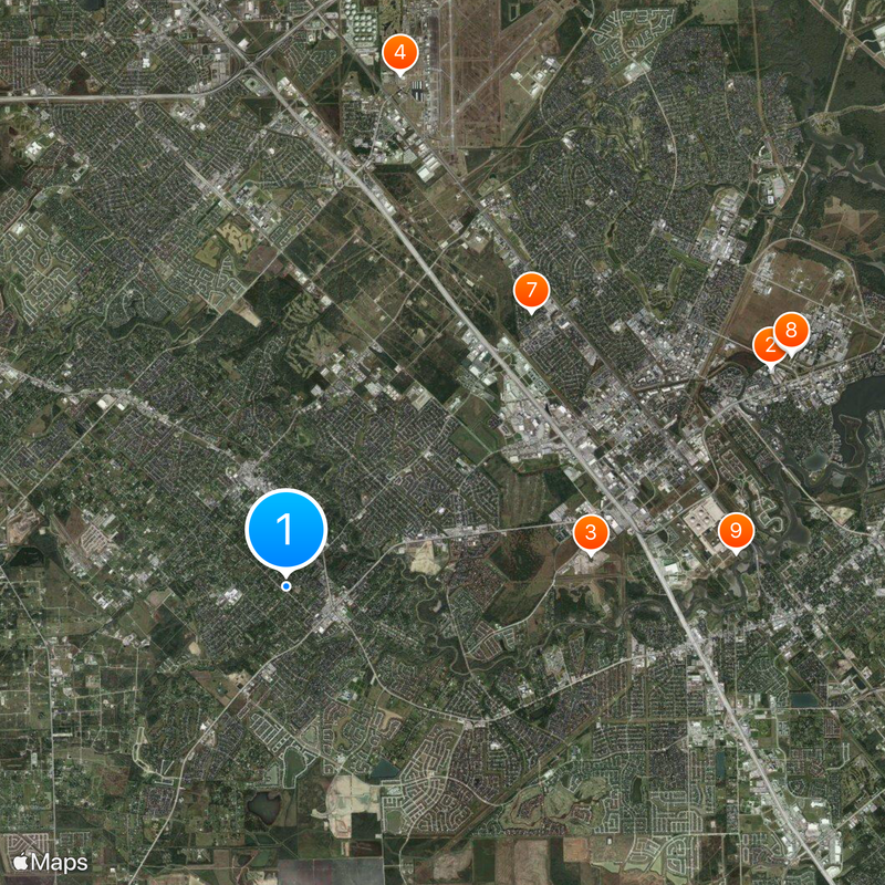 Friendswood Mappa