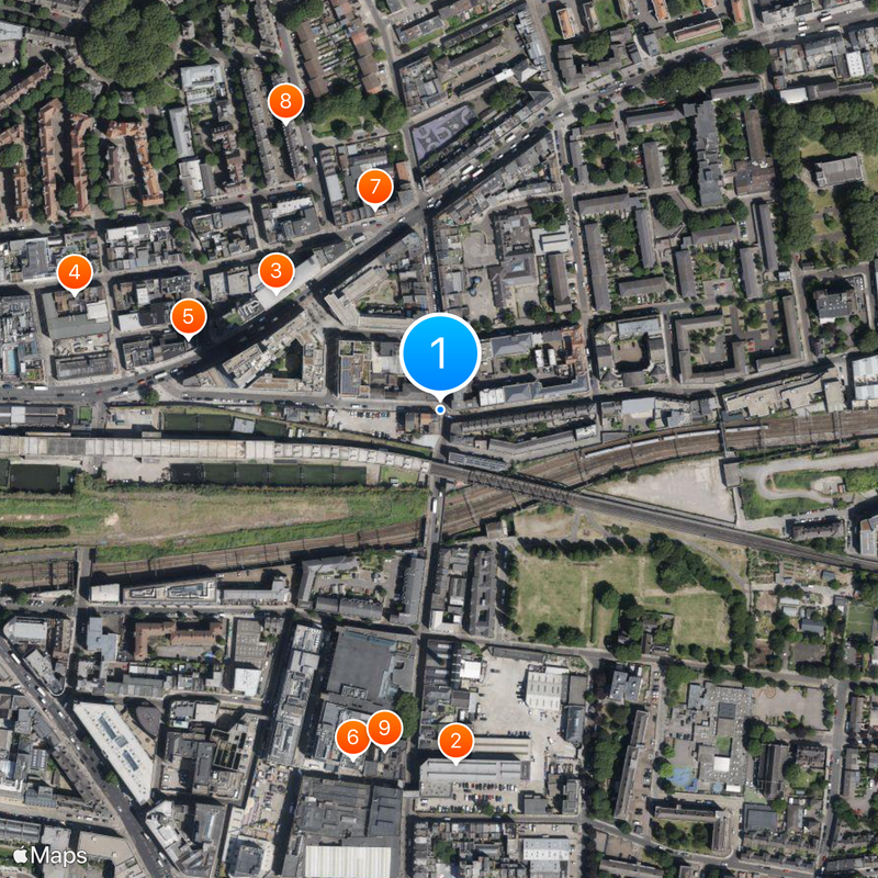 Brick Lane Market Map