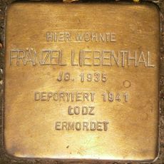 Stolperstein dedicated to Fränzel Liebenthal