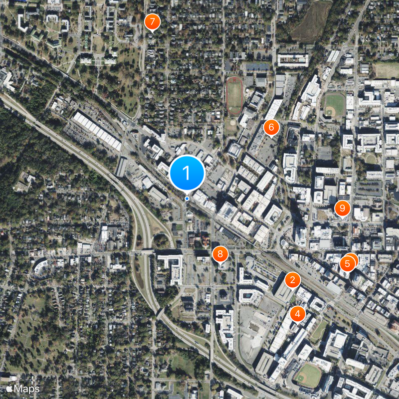 11 foot 8 Bridge Map