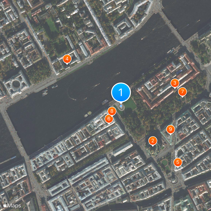 Cavaleiro de Bronze Mapa