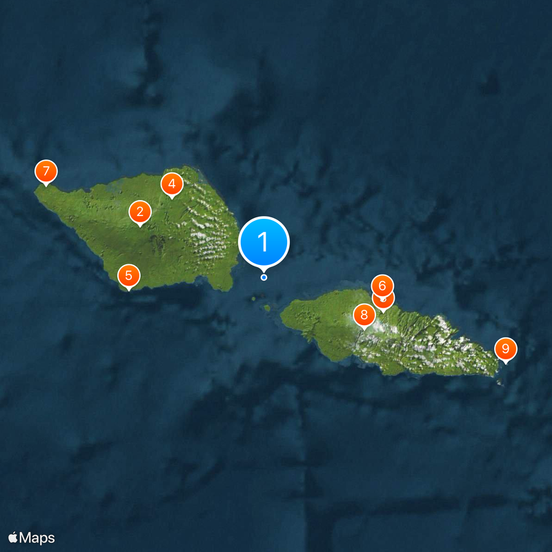 Samoa Mapa