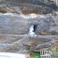 Skalní obrázek v ulici Pískovec II v Kamenickém Šenově