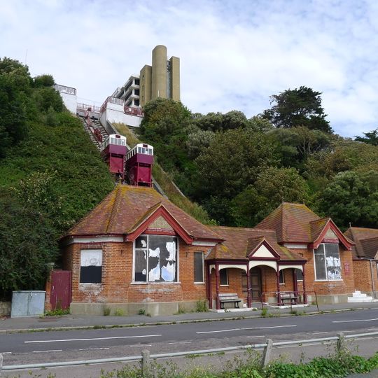 The Leas Lift, Including Waiting Rooms, Pump Room, Lower Station Tanks, Track, Cars, Wheel Houses, Tank Room, Upper Station Tunnel And Railings