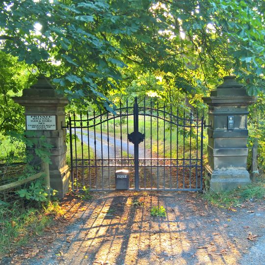 Gate Piers At Outer Gateway Of Royle Hall Farmhouse
