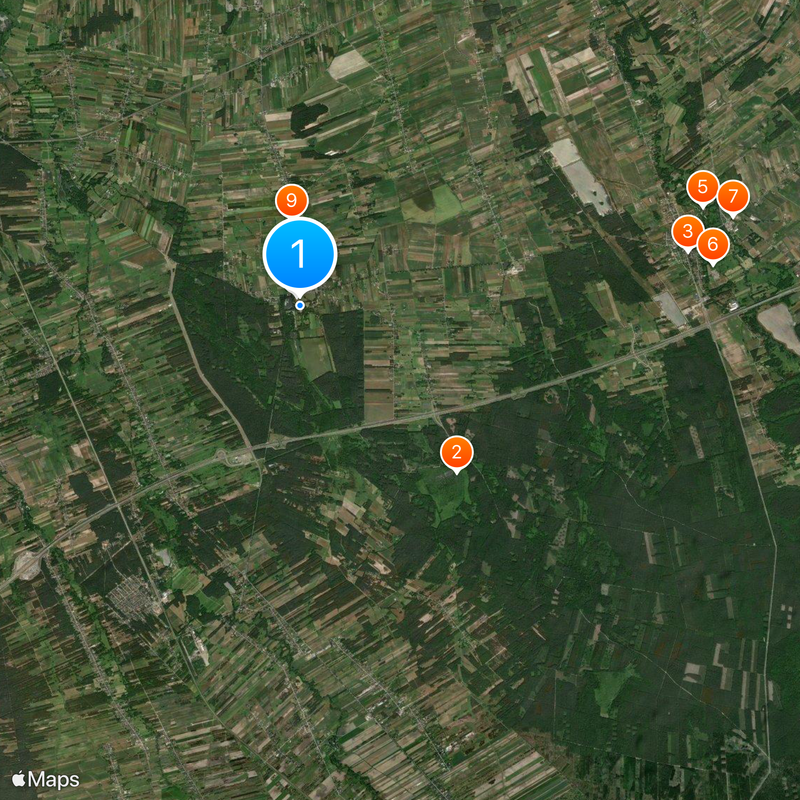 Nieborów Palace Map