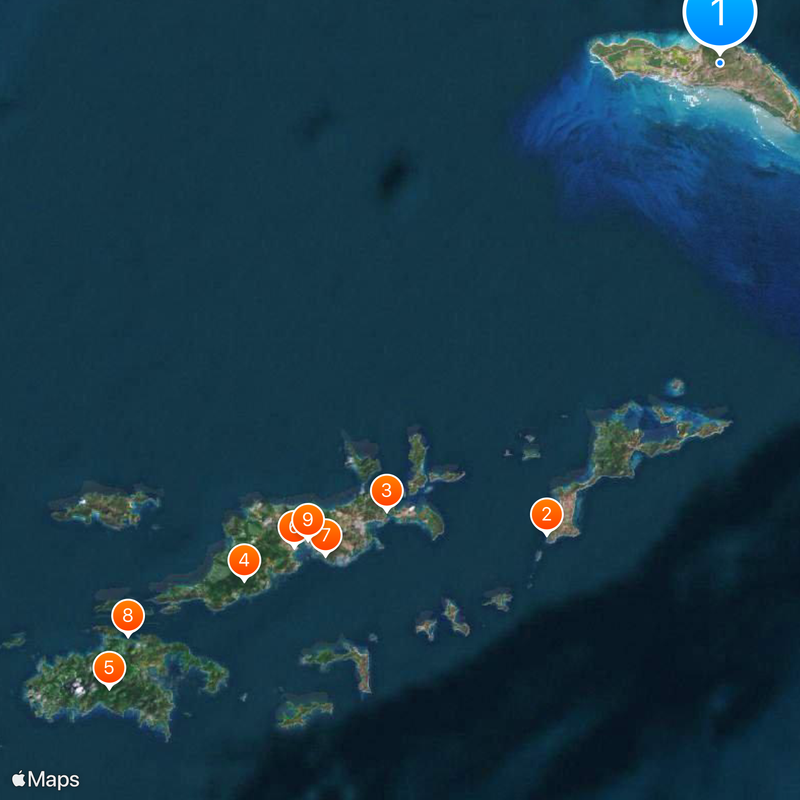 Anegada Map