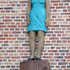 La femme à la robe verte