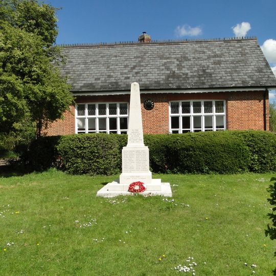 Stoke-by-Clare war memorial
