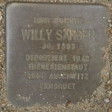 Stolperstein en memoria de Willy Sänger
