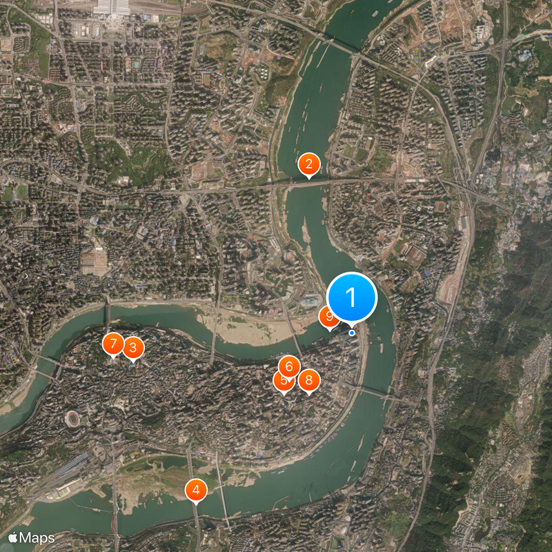 Raffles City Chongqing Mappa