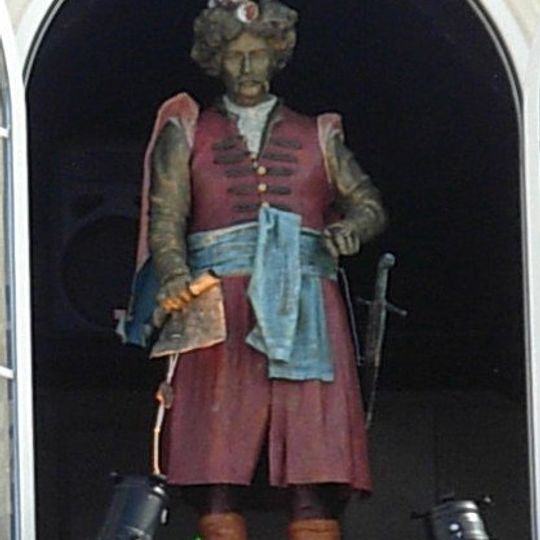 Pan Twardowski monument in Bydgoszcz