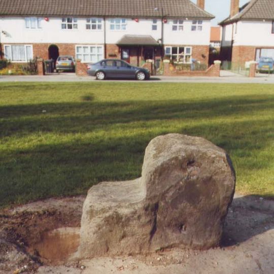 Milestone, Beverley Road, N of Greenwood Ave, 100m N of X rds on dual carriageway