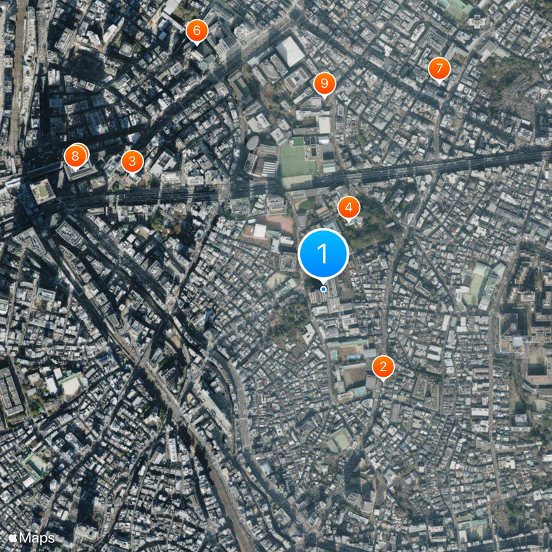 Kokugakuin University Map