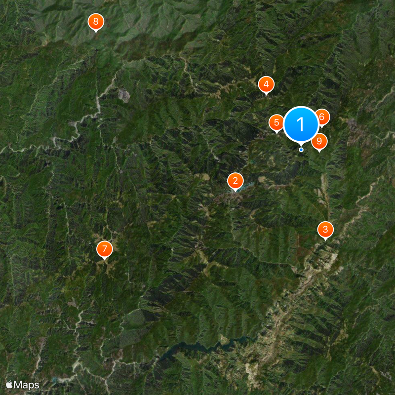Shei-Pa National Park Map