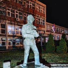 Monument to a fireman