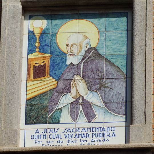 Ceramic panel of Saint Juan de Ribera