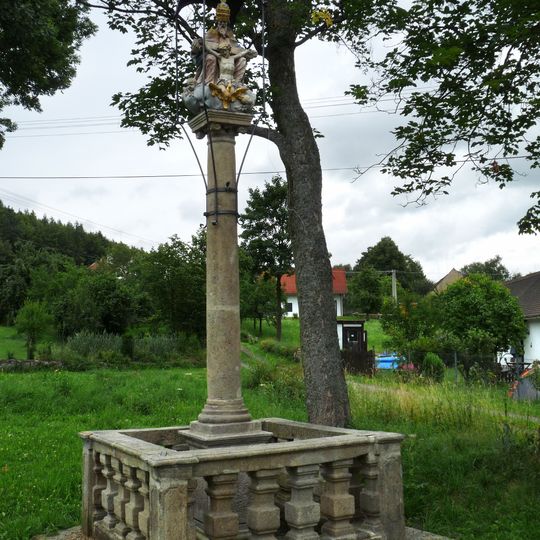 Sloup se sousoším Nejsvětější Trojice