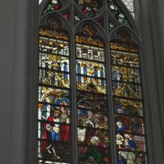 Gothic stained-glass windows of Mariä Himmelfahrt