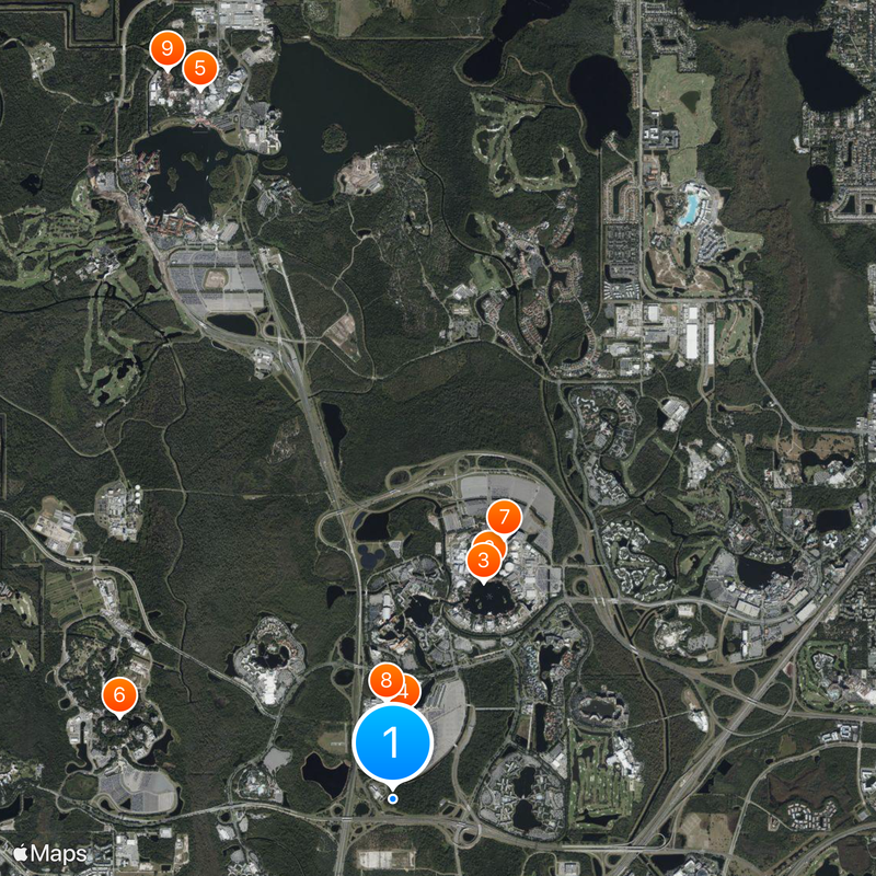 Distrito de Mejoramiento de Reedy Creek Mapa