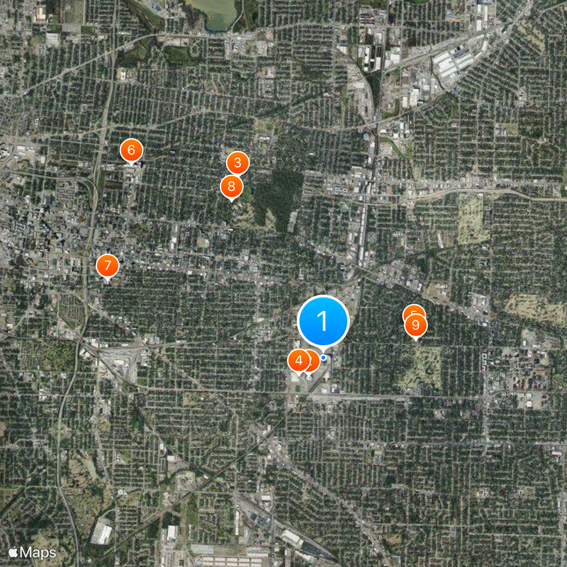 Simmons Bank Liberty Stadium Mapa