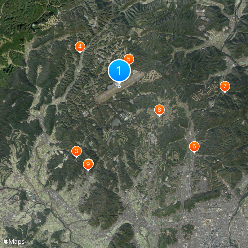Okayama Airport Map
