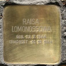 Stolperstein für Raisa Lomonossowa