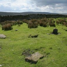 Small stone circle on Delf Hill
