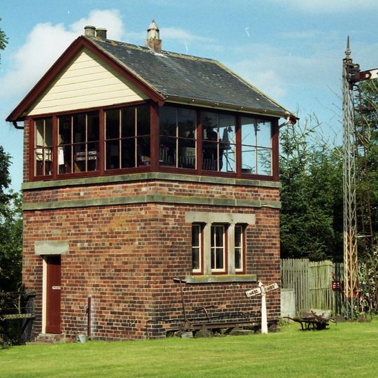 Norham Station Signal Box And Signal