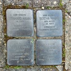 Stolperstein en memoria de Bernhard Hanau