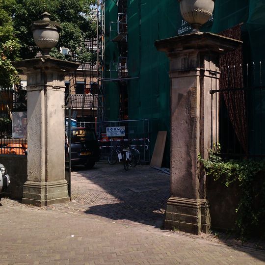 Hekpijlers bij Oudewand 39, Zutphen