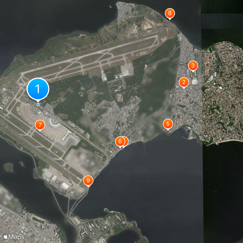 Rio de Janeiro/Galeão – Antonio Carlos Jobim International Airport Map