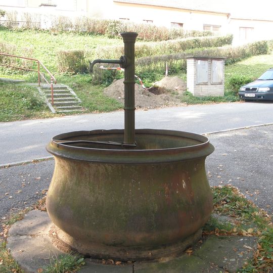 Cast-iron fountain in Blansko