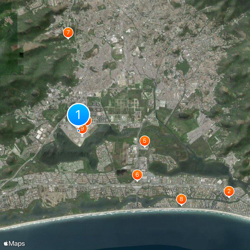 Barra Olympic Park Map