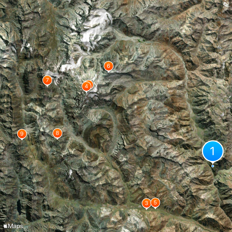 Aconcagua Provincial Park Map