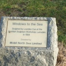 Commemorative plaque to Windows To The Sea