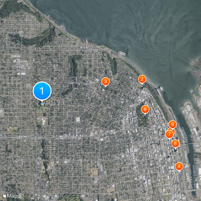 University of Puget Sound Map