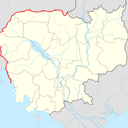 Frontera entre Camboya y Tailandia