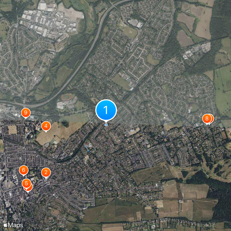 Guildford Map