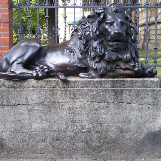 Guarding Lion in Gliwice