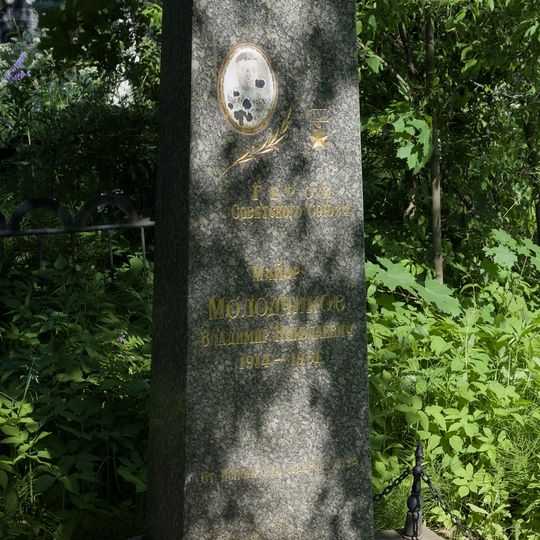 Могила В.Н. Молодчикова , Героя Советского Союза