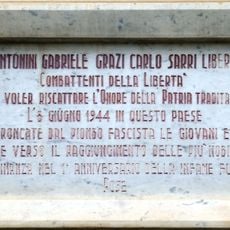 Tombstone of the Partisans shot on June 8, 1944