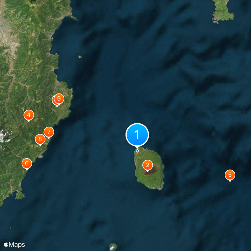 Oshima Airport Map