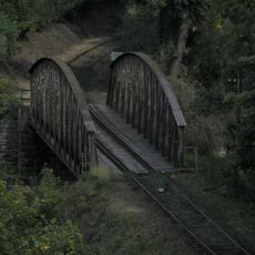 Railway bridge over the Vrchlice in Kutná Hora