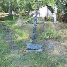 Kříž u cesty v dolní části Nové Vsi v Horách