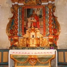 Altar, guarnición, retablo de San Blas