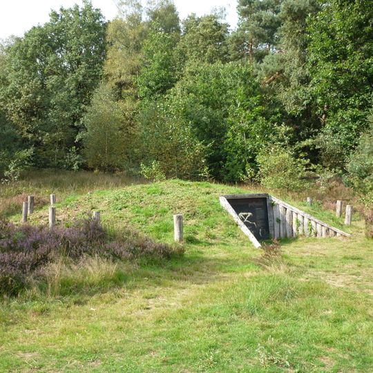 Terrein waarin zes grafheuvels