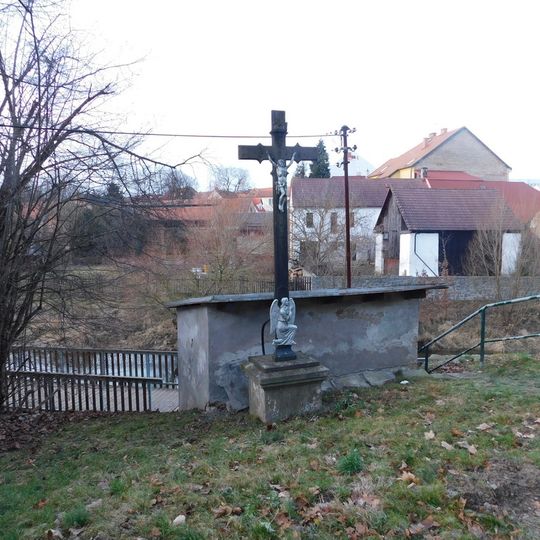 Kříž u zámecké elektrárny ve Vlašimi