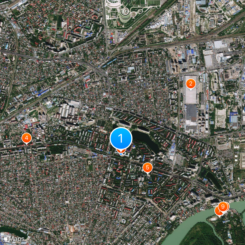 Kuban State University Map
